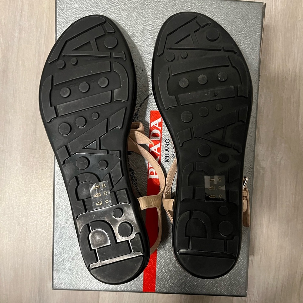 Prada Women's Nude Sandals - Picture 6 of 6